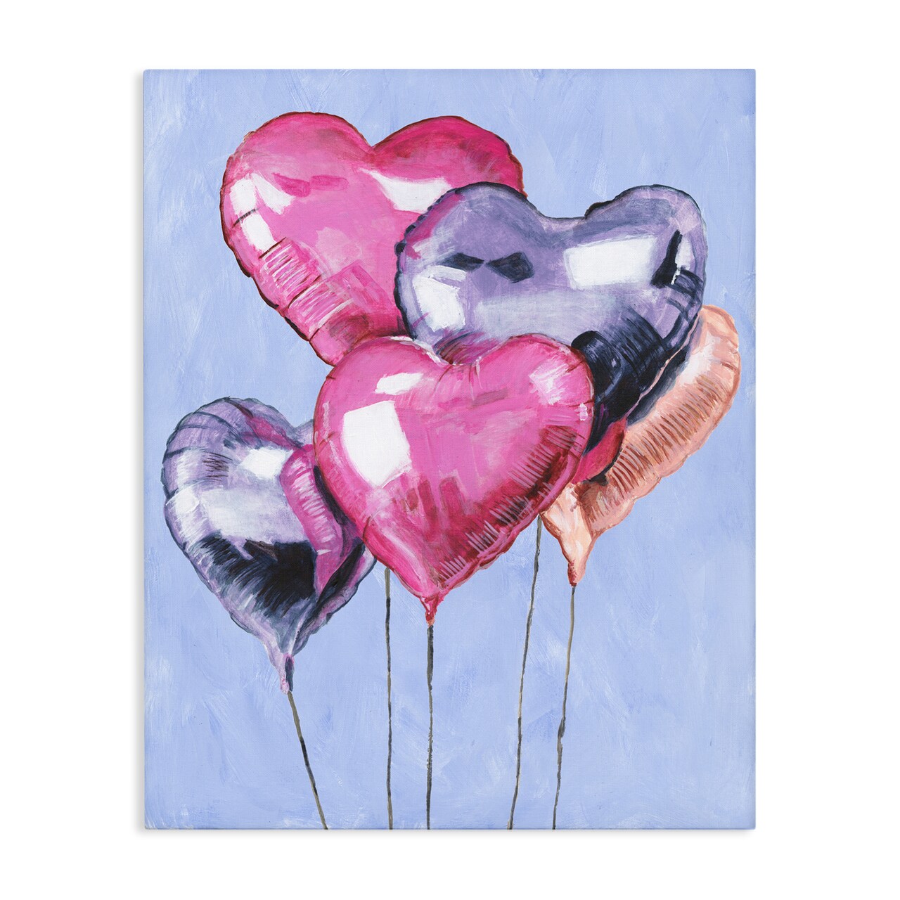 Stupell Industries Heart Balloons Celebration Canvas, design by Michael Willett